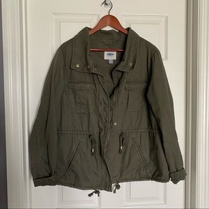 Old Navy Olive Green Light Jacket, Size XL